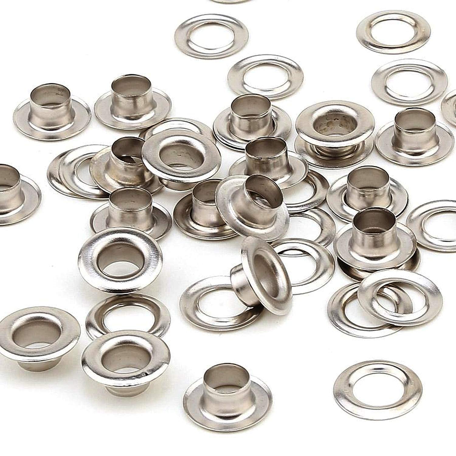 complete kit of 600 eyelets (#3#5#24) with hand press grommet machine, dies and hole punch