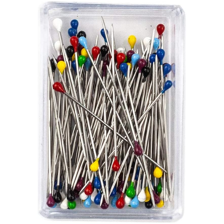 24 Set Pearl Head Sewing Pins, Decorative Round Pin for Sewing, Multicolor