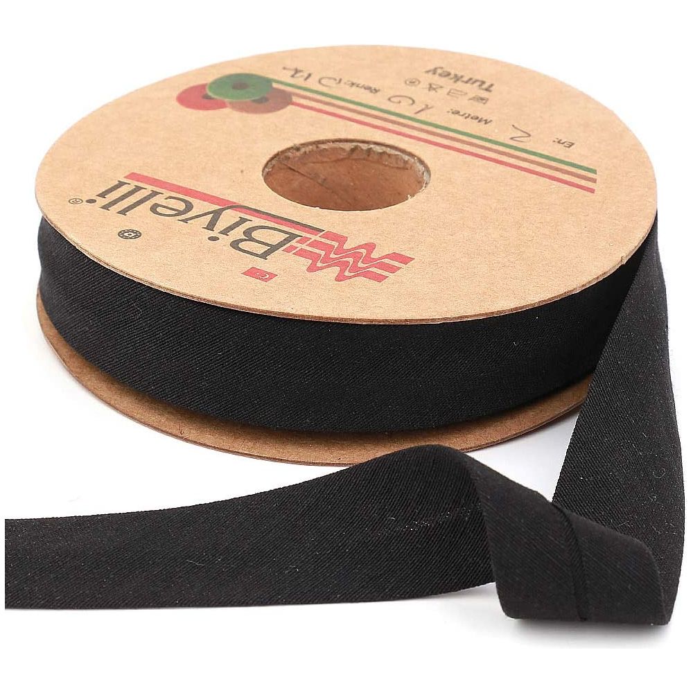 hobby trendy set of 3 cotton bias binding tape (single fold) 20mm-13/16inch (10meters-10.93yards each) 30meters /32.79 yards