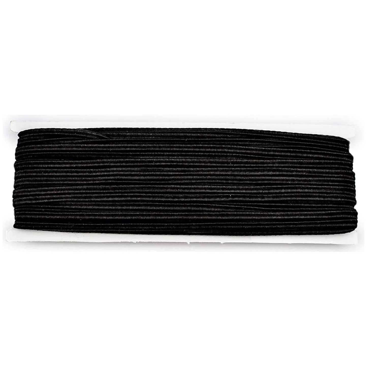 4mm bébé elastic band, stretch strap cord for sewing and crafting, elastic rope for diy ear band loop black