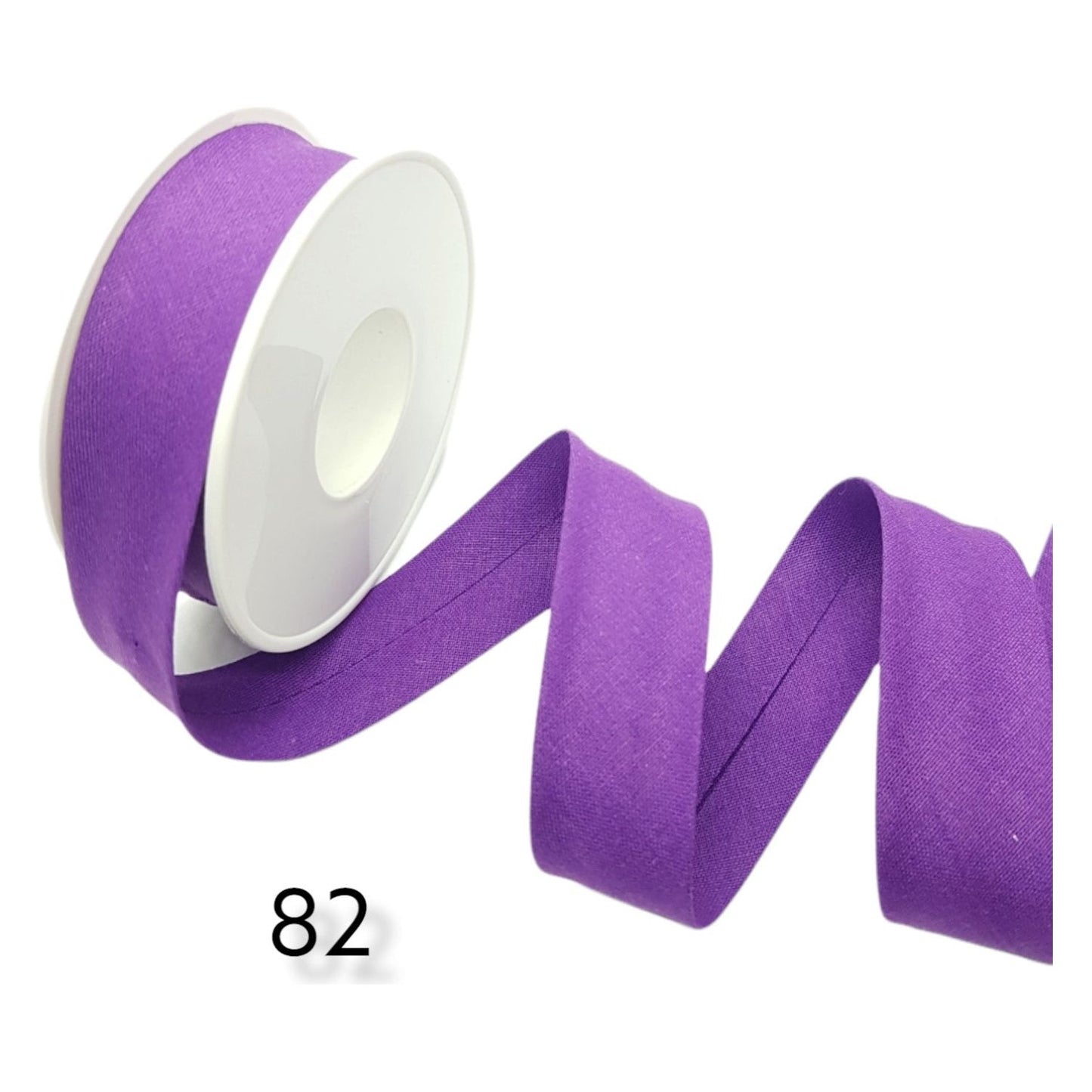 hobby trendy 100% cotton bias binding tape (single fold) 20mm-13/16inch (5meters- 5.46yards) for sewing, seaming, binding, hemming, piping, quilting 82 dark purple