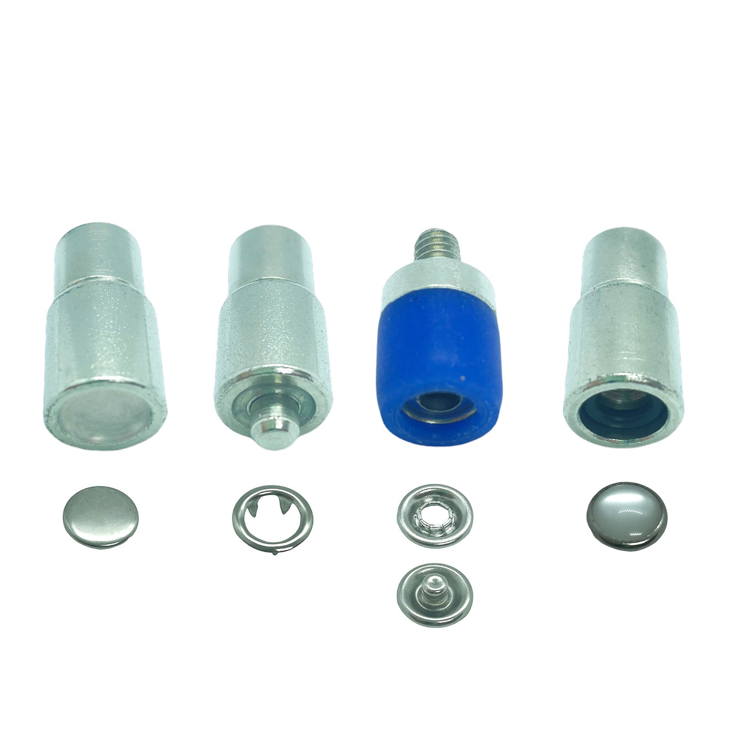 Starter Hand Press Kit with Eyelets, Snaps, Buttons and Pearls and Matching Dies and Hole Punches