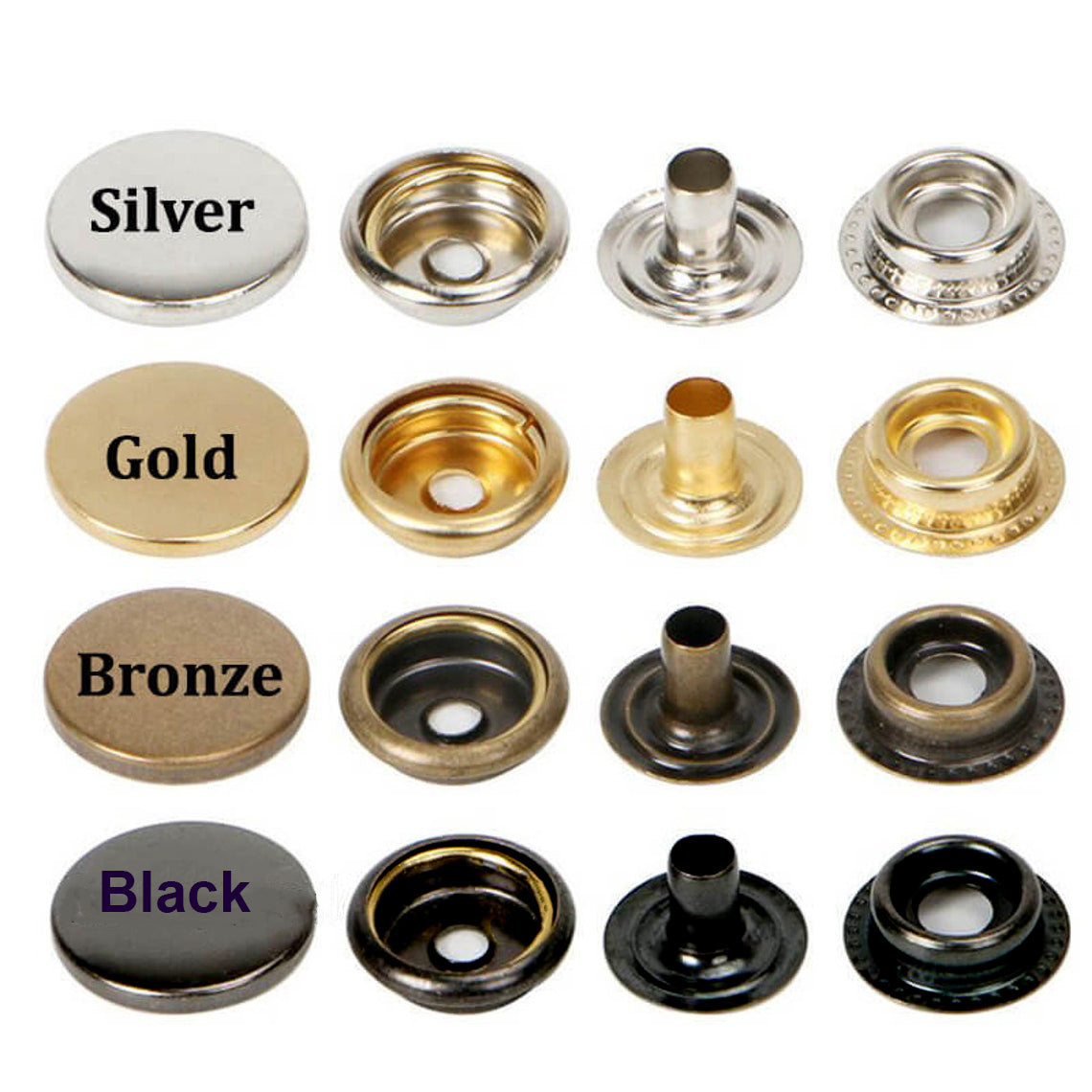 15 mm (61)  utility snap buttons ( line 24)