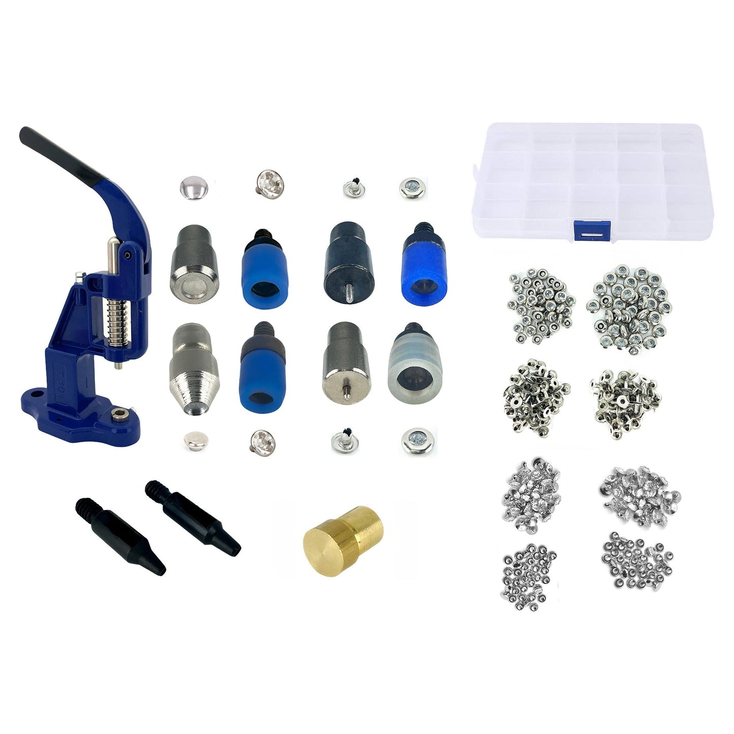 Hobby Trendy Press Kit with Crystal Rivets and Dies and Hole Punches All You Need in Crystal Rivet Setting