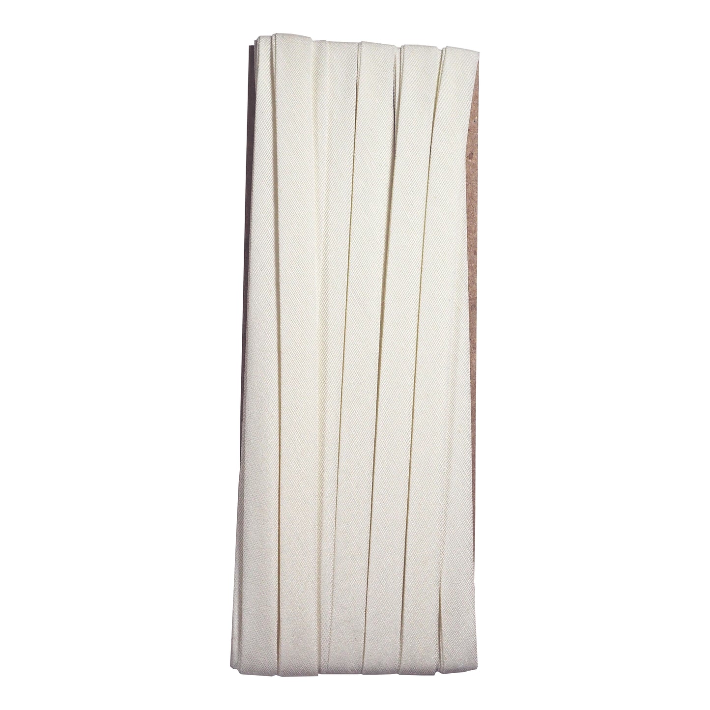 double fold cotton bias binding tape 10mm- 3/8inch (5yds) 5 yards / cream