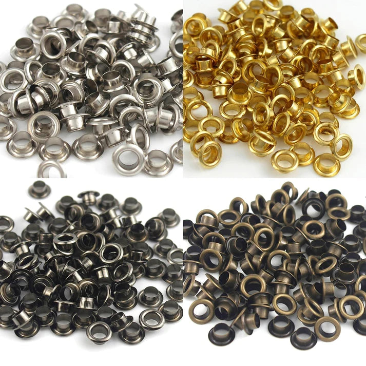 Starter Hand Press Kit with Eyelets, Snaps, Buttons and Pearls and Matching Dies and Hole Punches