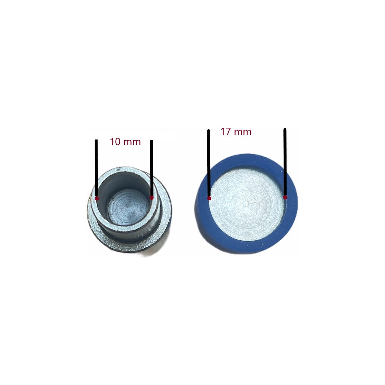17 mm flat jean button dies