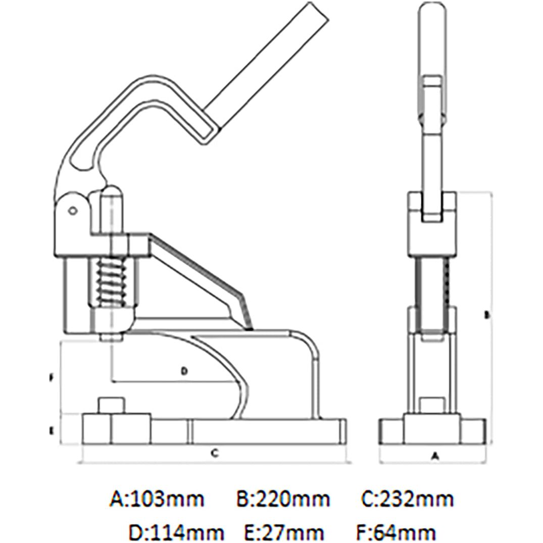 Heavy Duty Hand Press