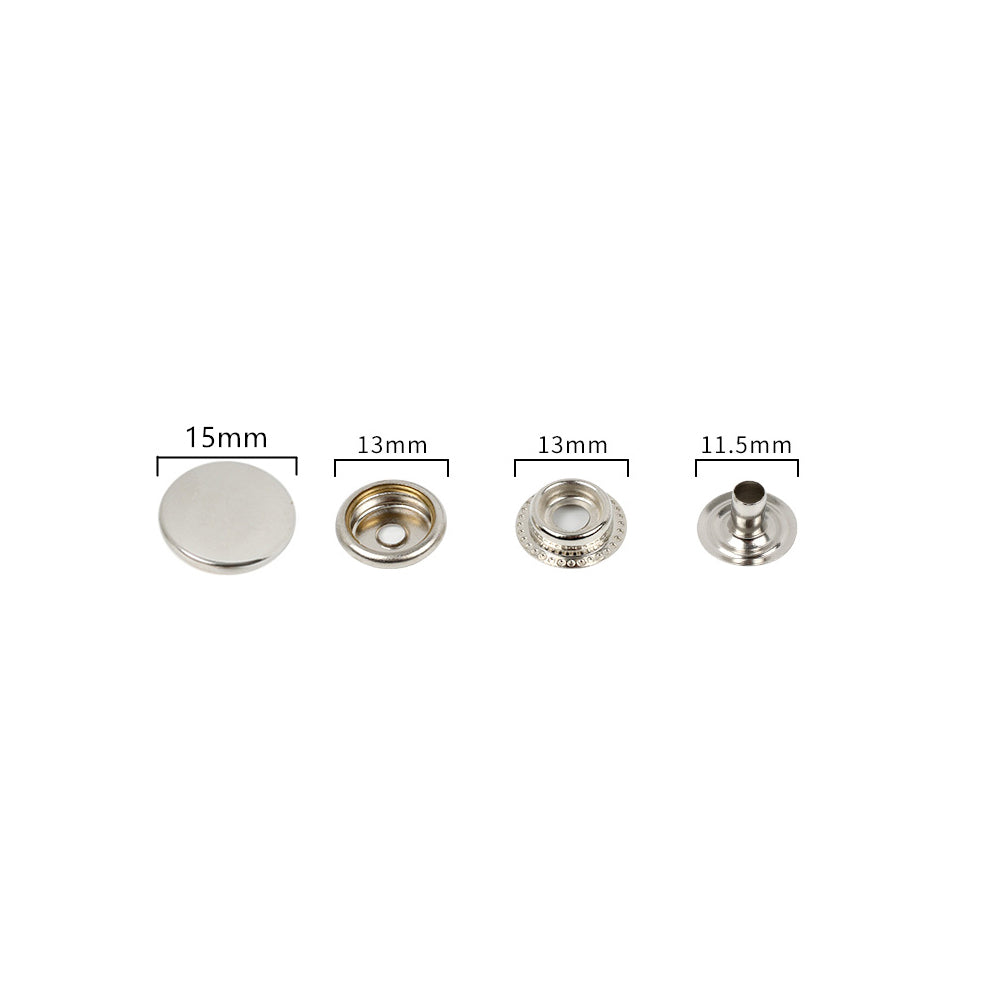 15 mm (61)  utility snap buttons ( line 24)