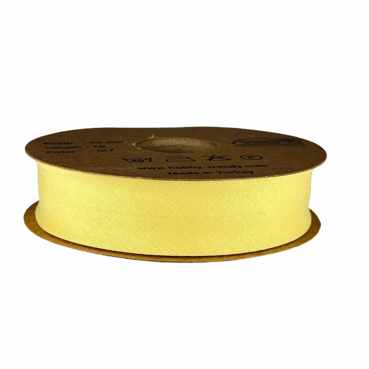 hobby trendy 100% cotton bias binding tape (single fold) 20mm-13/16inch (10meters-10.93yards) for sewing, seaming, binding, hemming, piping, quilting