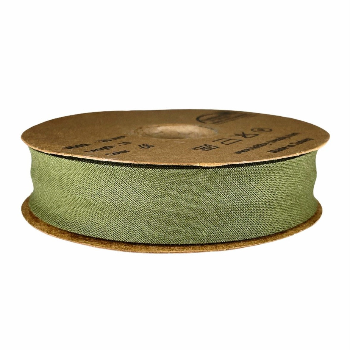 hobby trendy 100% cotton bias binding tape (single fold) 20mm-13/16inch (10meters-10.93yards) for sewing, seaming, binding, hemming, piping, quilting 68 khaki