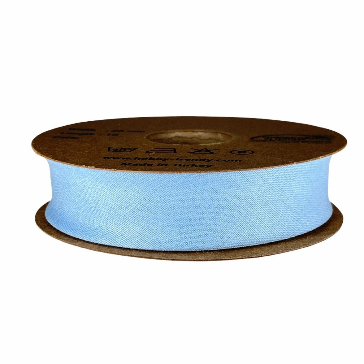 hobby trendy 100% cotton bias binding tape (single fold) 20mm-13/16inch (10meters-10.93yards) for sewing, seaming, binding, hemming, piping, quilting