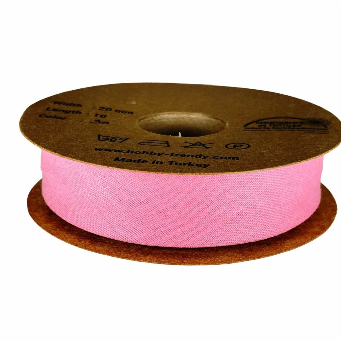 hobby trendy 100% cotton bias binding tape (single fold) 20mm-13/16inch (10meters-10.93yards) for sewing, seaming, binding, hemming, piping, quilting