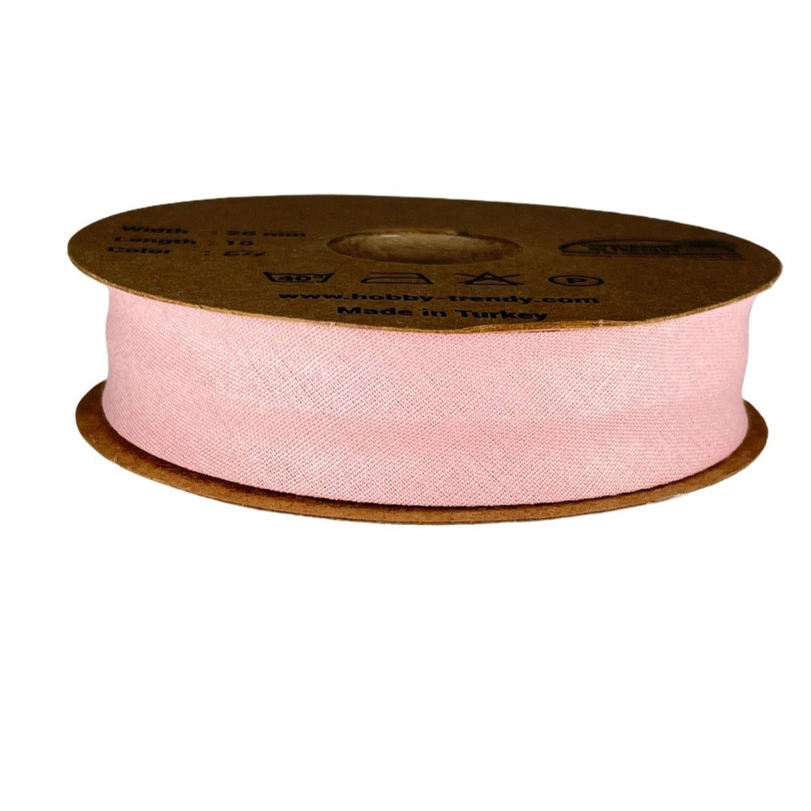 hobby trendy 100% cotton bias binding tape (single fold) 20mm-13/16inch (10meters-10.93yards) for sewing, seaming, binding, hemming, piping, quilting