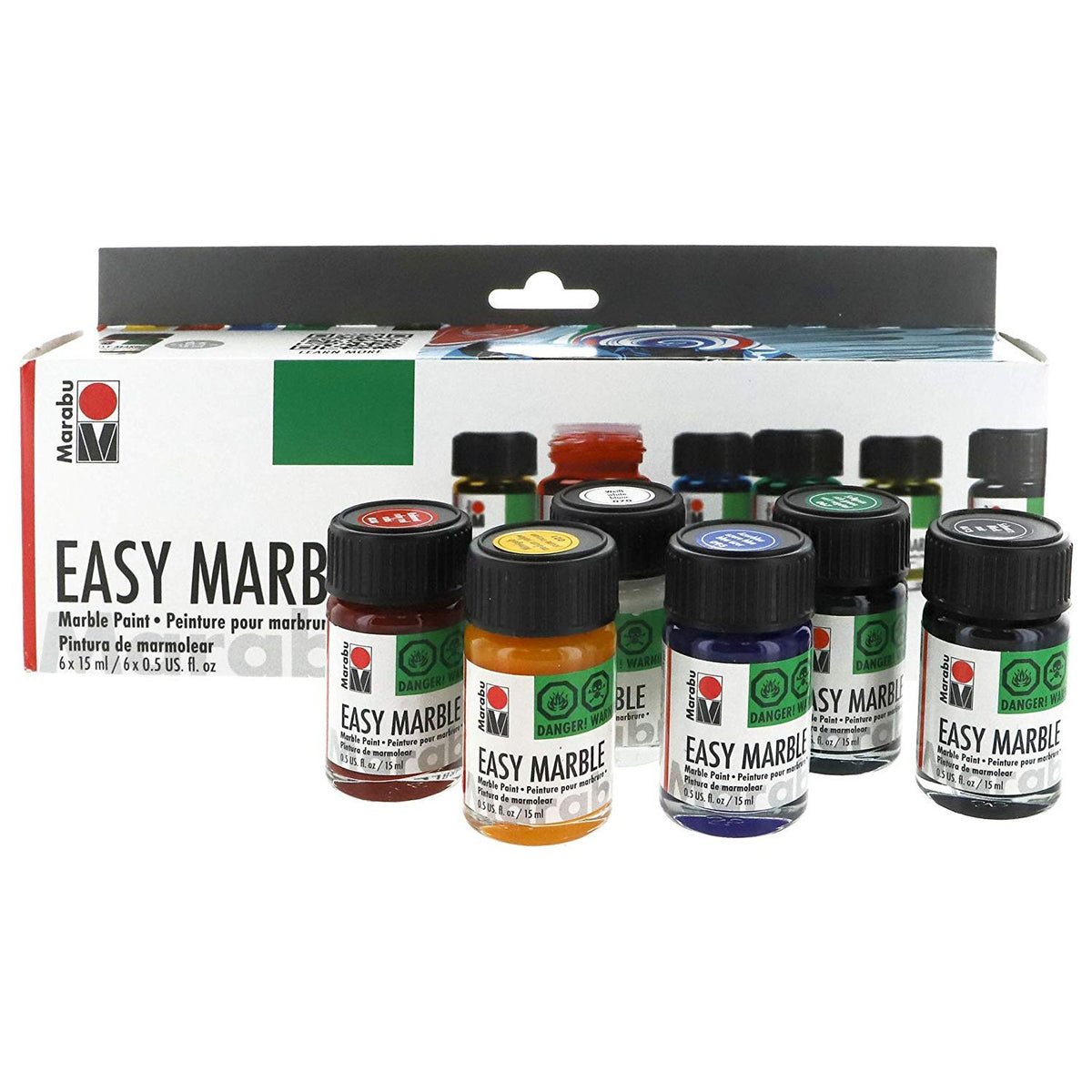 Marabu Easy Marble Paint Starter Set Hobby Trendy