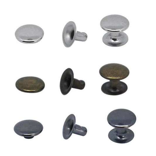 11mm Single Capped Rivets (Size 123) - 100 sets