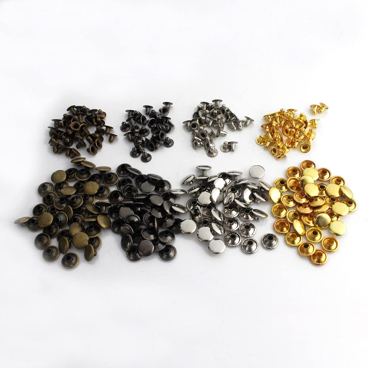 Hobby Rivets 7 mm Single Cap Rivets 1000 Sets (2000 pieces) – Hobby Trendy