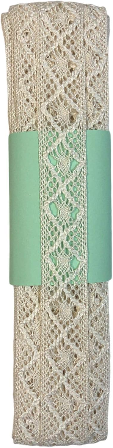 Cotton Crochet Lace Trimming  - 5 mt (P729)