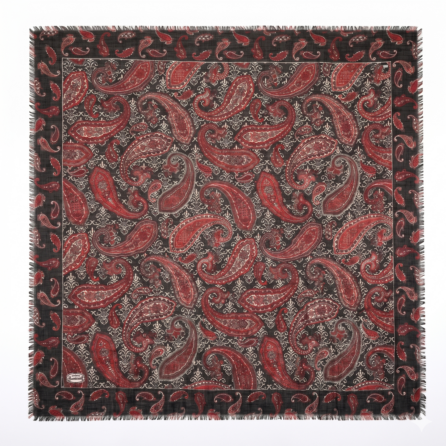 Elegant Paisley Lightweight Scarf for Women - Multipurpose 36" x 36"Soft Shawl & Wrap