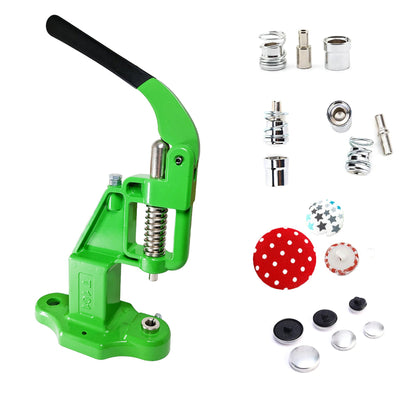 Hobby Trendy Button Maker Kit Punch Press Cloth Button Cover Making Machine Tool 3 Sizes Die Set Lines 18, 20, 22 and 300 Buttons