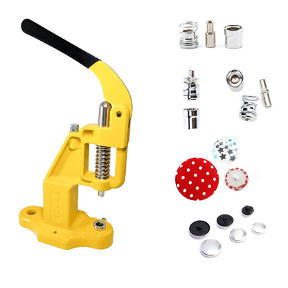 Hobby Trendy Button Maker Kit Punch Press Cloth Button Cover Making Machine Tool 3 Sizes Die Set Lines 18, 20, 22 and 300 Buttons