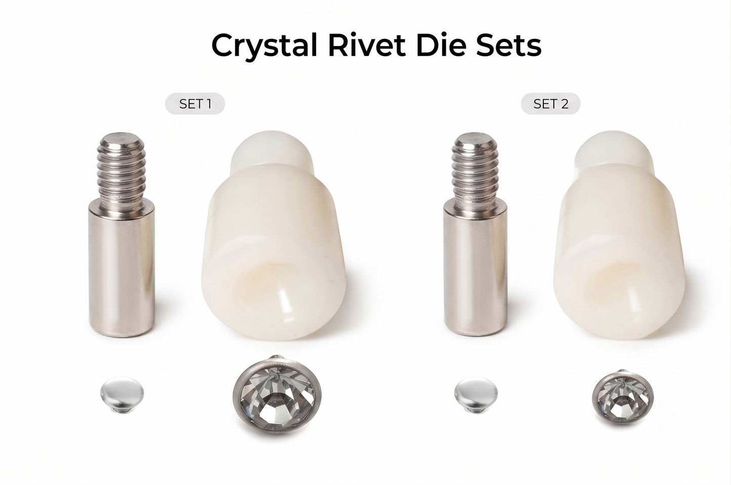Complete Crystal Eyelet & Rivet Hand Press Kit | Hobby Trendy