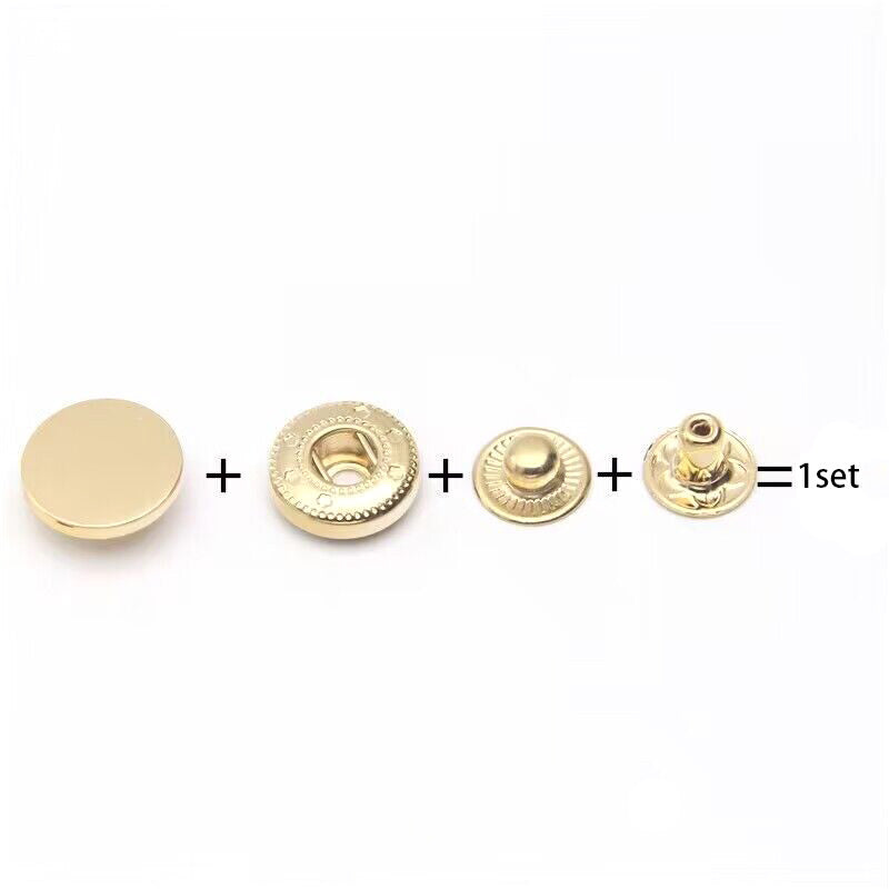 12.5 mm Round Metal Rust Free Stainless Steel Fashion Snap Buttons