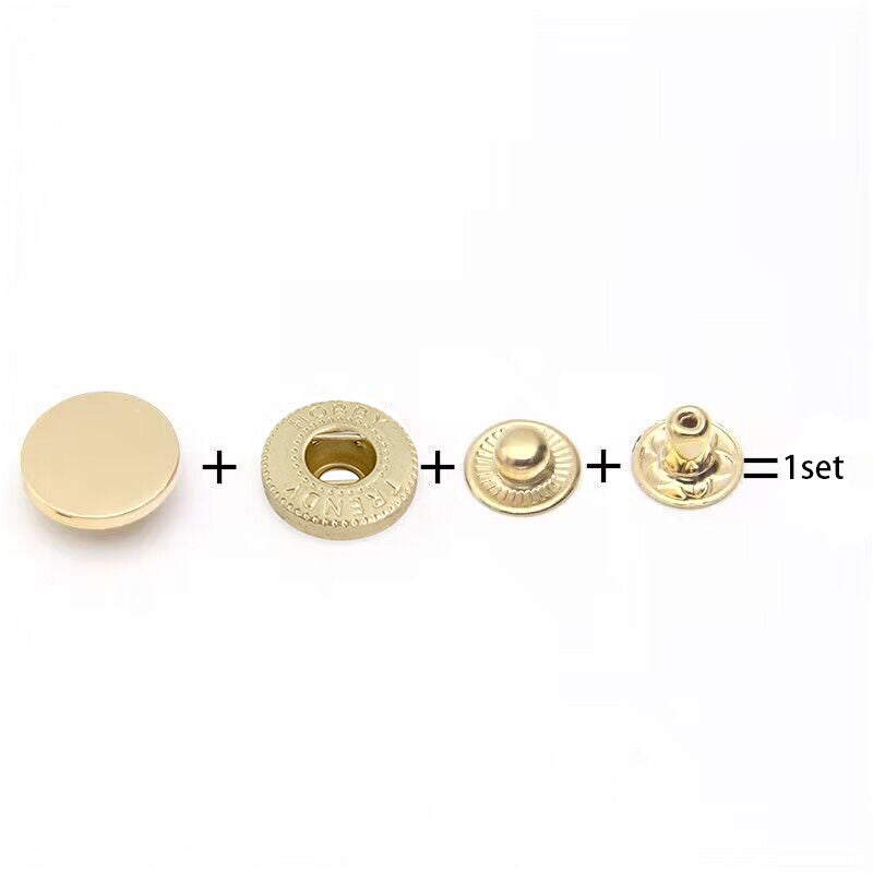 12.5 mm Round Metal Rust Free Stainless Steel Fashion Snap Buttons