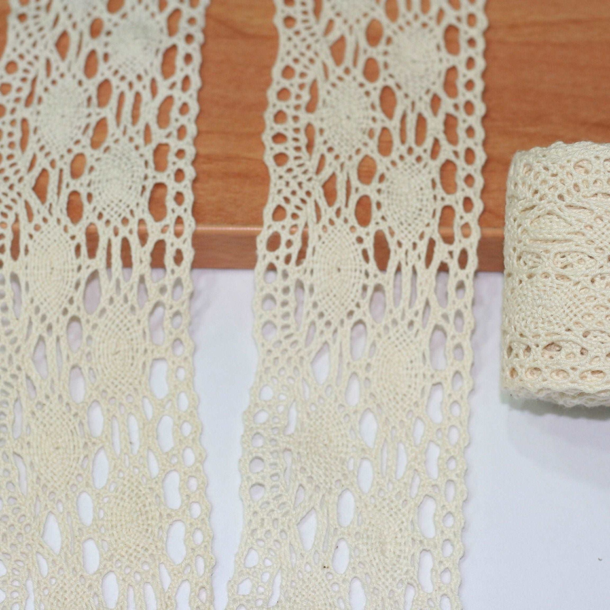 5mt cotton crochet lace vintage trimming (7017)