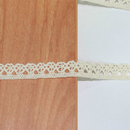 cotton crochet lace trimming - 5 mt  (8244)