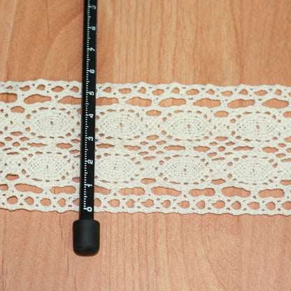 5mt cotton crochet lace vintage trimming (557)