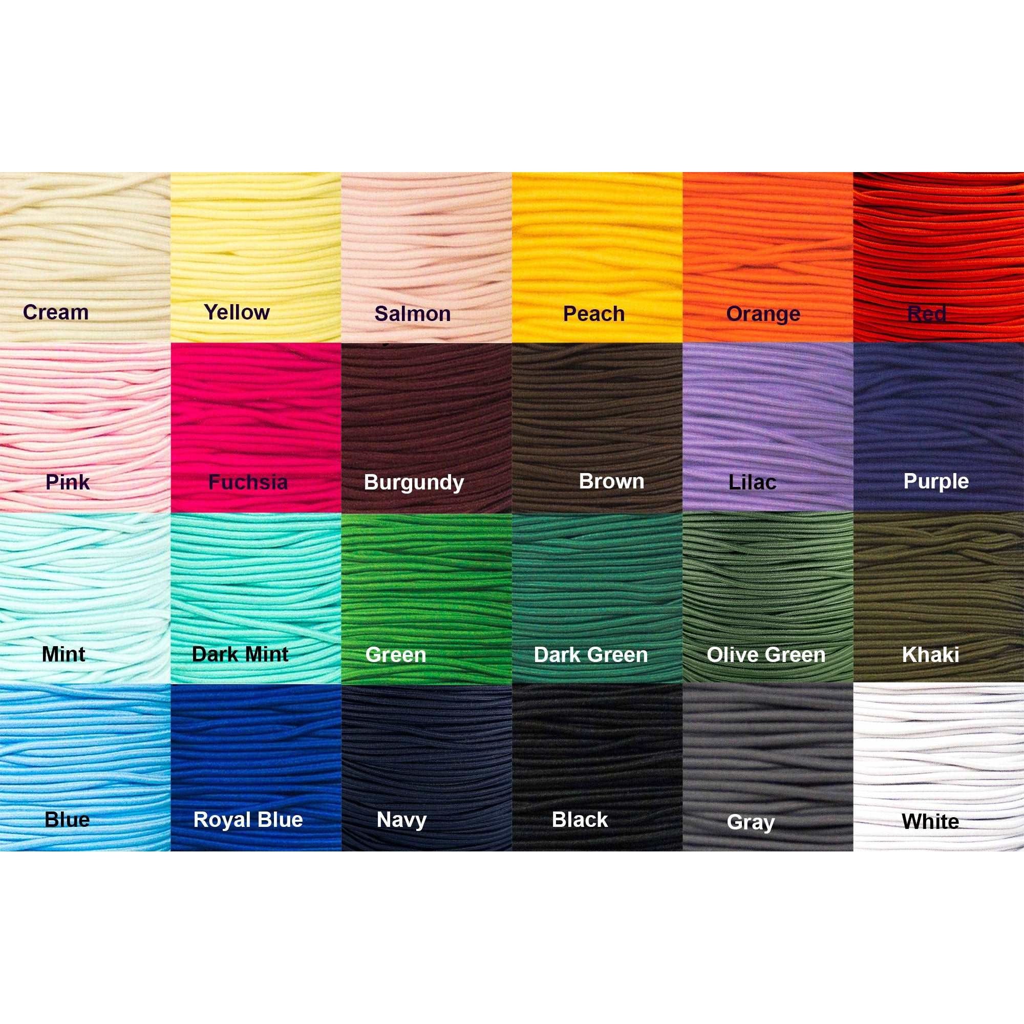 10 Yards Elastic Cord Stretch String, Elastic Beading Cord String for ...