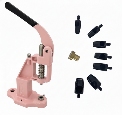 Hobby Trendy Circle Shaped Hole Punch Set with Hand Press for Leathercrafts DIY Project Crafts