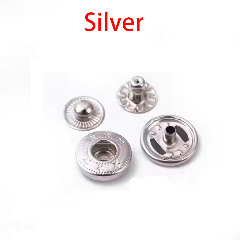 12.5 mm Round Metal Rust Free Stainless Steel Fashion Snap Buttons