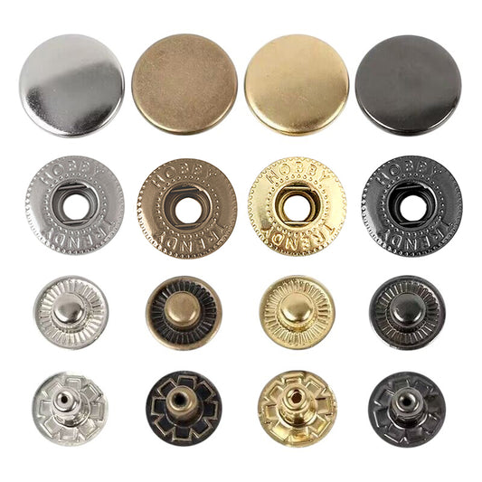 12.5 mm Round Metal Rust Free Stainless Steel Fashion Snap Buttons