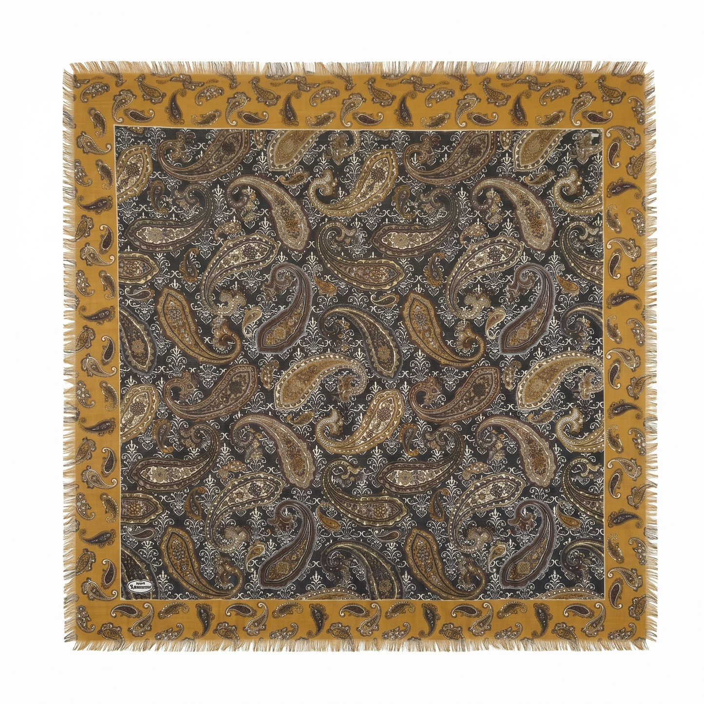 Elegant Paisley Lightweight Scarf for Women - Multipurpose 36" x 36"Soft Shawl & Wrap