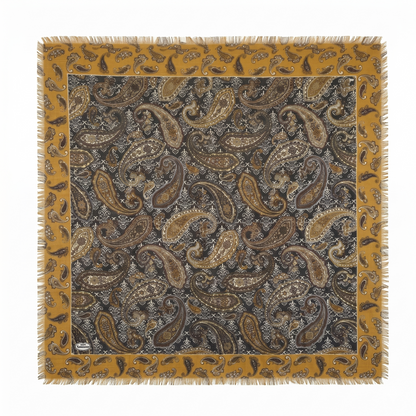 Elegant Paisley Lightweight Scarf for Women - Multipurpose 36" x 36"Soft Shawl & Wrap
