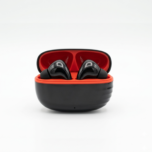 NEW-V66 Wireless Earbuds - Bluetooth 5.4 TWS Earphones with ENC Noise Reduction, 30H Playtime, IPX5 Waterproof - Black