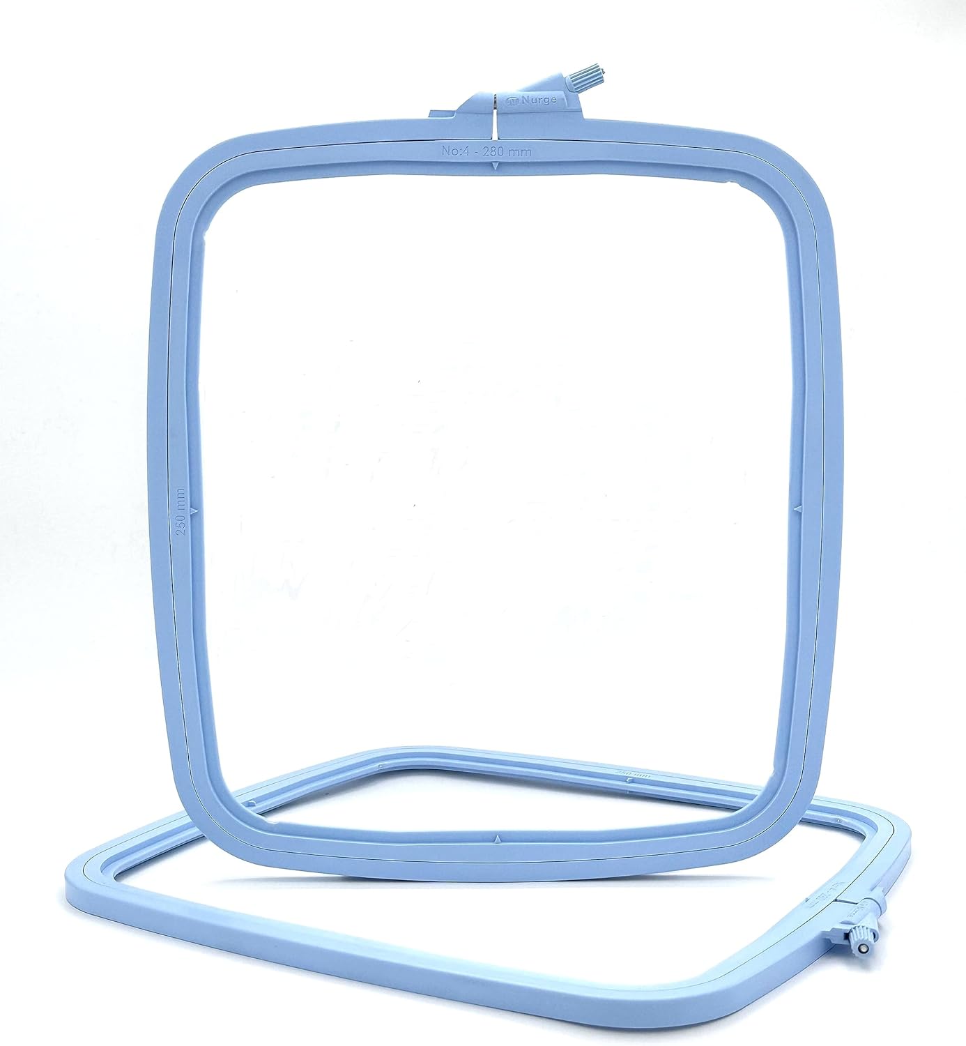 Plastic Square Embroidery Hoops - Blue - Clearance