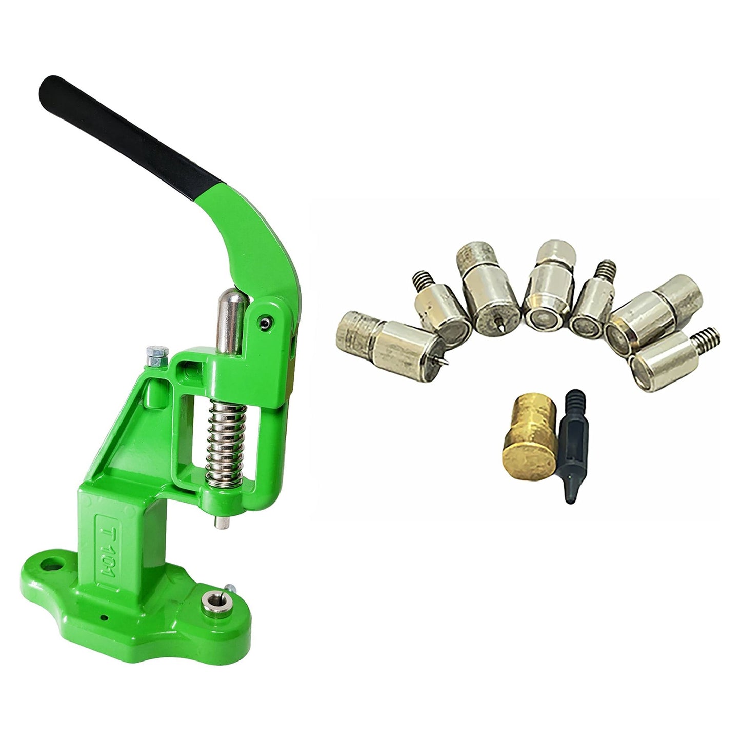 Essential Rivet Setting Kit with Hand Press Machine 4 Rivet Dies and 2 mm Hole Punch - Hobby Trendy
