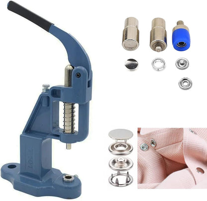 720 sets Capped Prong Snap Button Set with Manual Grommet Machine, DIY Fastener Dies