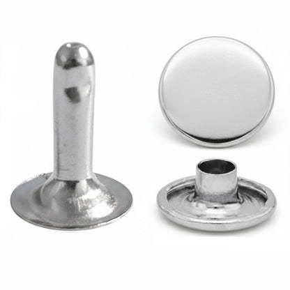 9 mm Single Cap Rivets with 12 mm Long Stems
