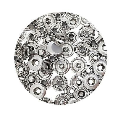 Stainless Steel 12.5mm (line 20) 4 Piece Fashion Snap Buttons