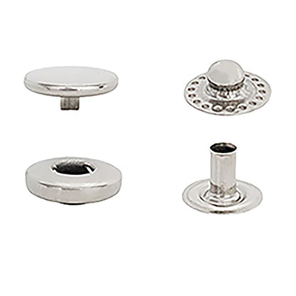 Stainless Steel 10mm (line 16) 4 Piece Fashion Snap Buttons