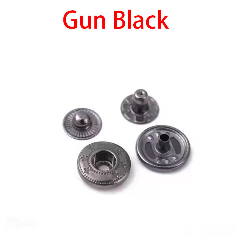 12.5 mm Round Metal Rust Free Stainless Steel Fashion Snap Buttons