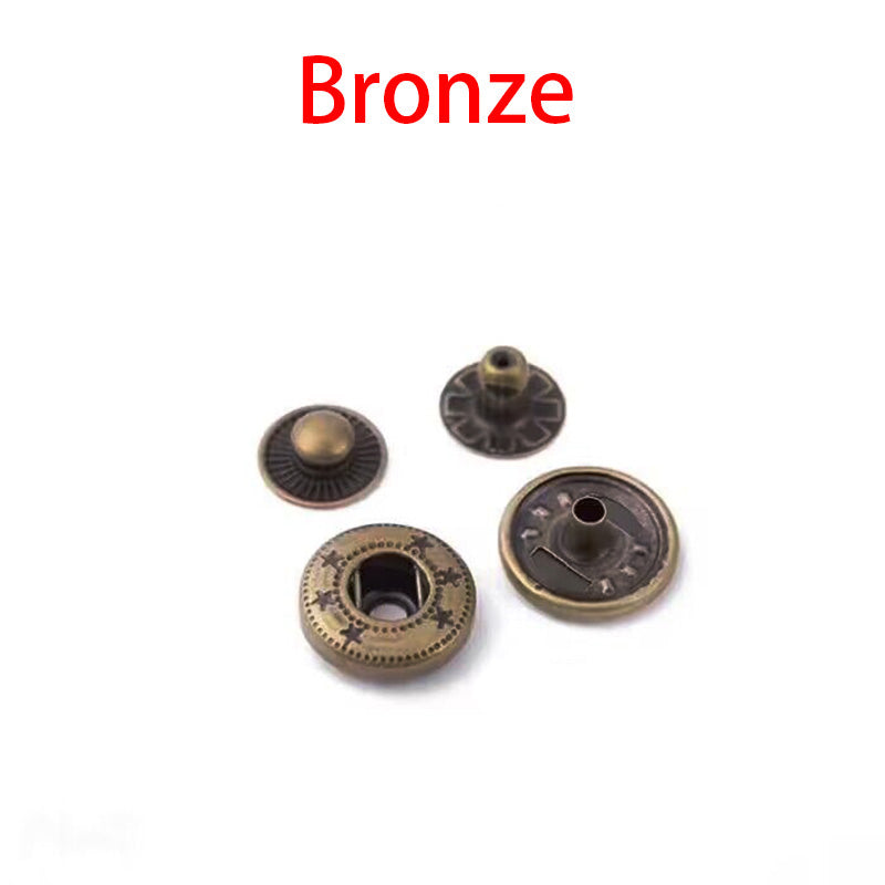 12.5 mm Round Metal Rust Free Stainless Steel Fashion Snap Buttons