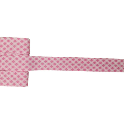 Hobby Trendy 5 Yard Plaid Bias Binding Tape (Single Fold) 20mm-13/16inch width DIY Garment Accessories