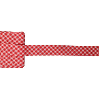 Hobby Trendy 5 Yard Plaid Bias Binding Tape (Single Fold) 20mm-13/16inch width DIY Garment Accessories