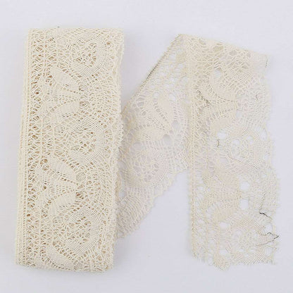 cotton crochet lace trimming - 5 mt (318)