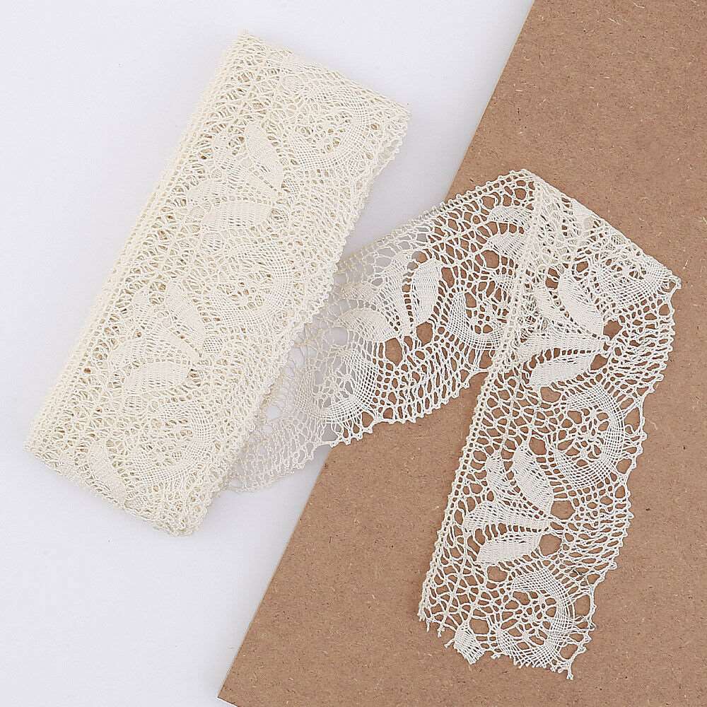 cotton crochet lace trimming - 5 mt (318)